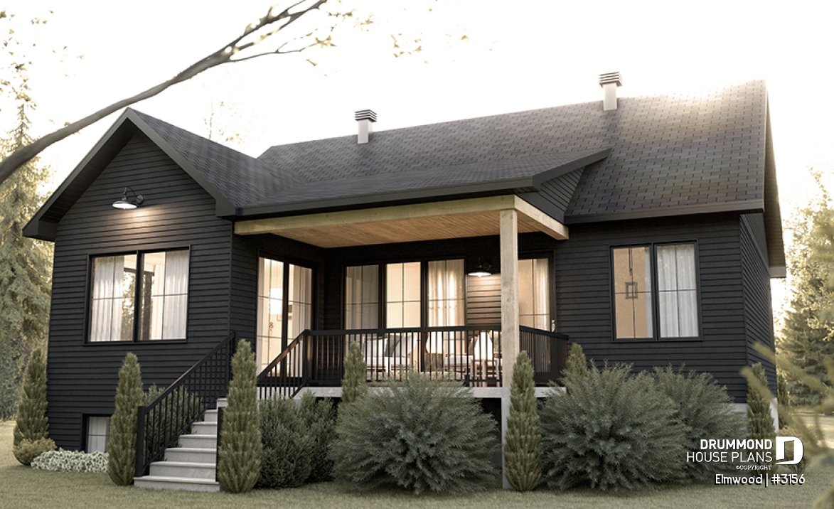 Rear view - BASE MODEL - Elmwood