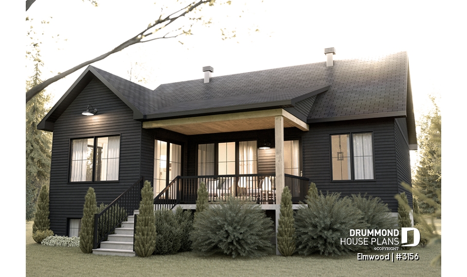 Rear view - BASE MODEL - Elmwood