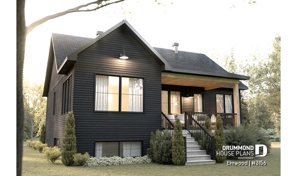 Rear view - BASE MODEL - Elmwood