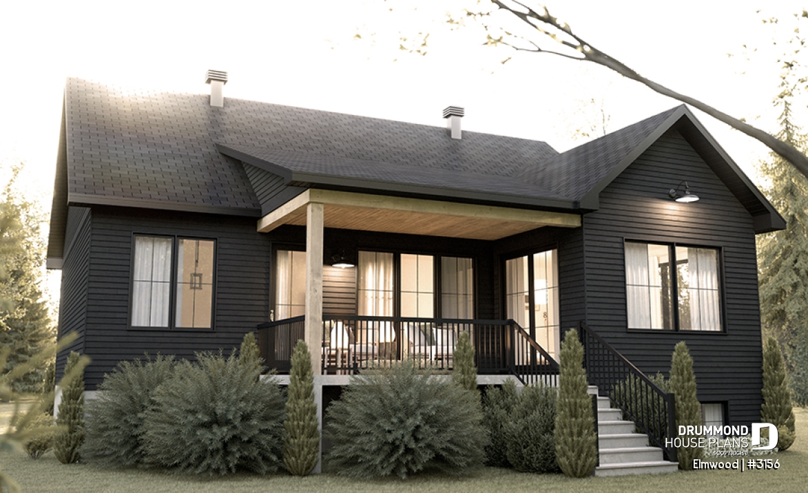 Rear view - BASE MODEL - Elmwood