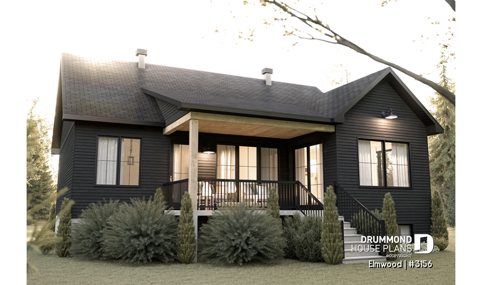 Rear view - BASE MODEL - Elmwood