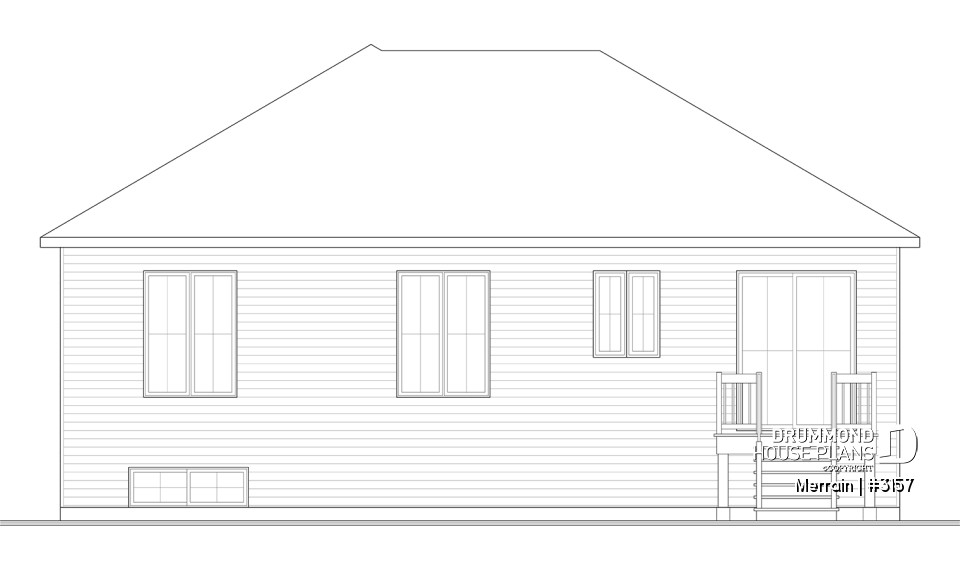 Rear view - BASE MODEL - Merrain