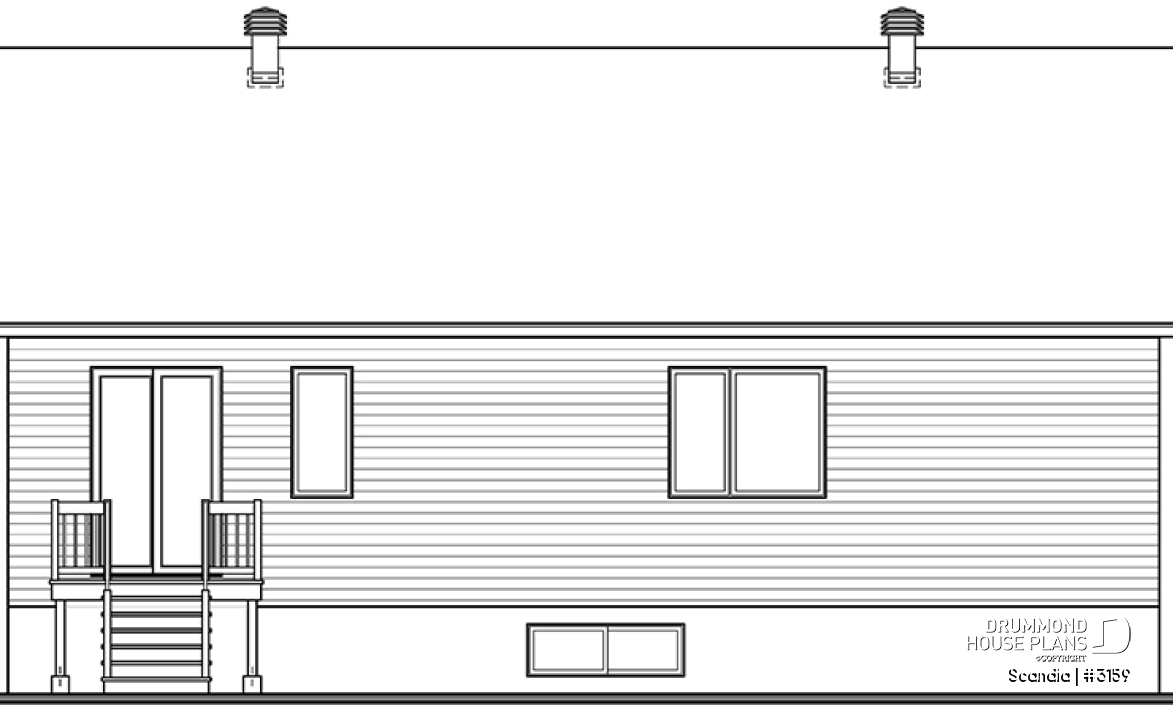 rear elevation - Scandia