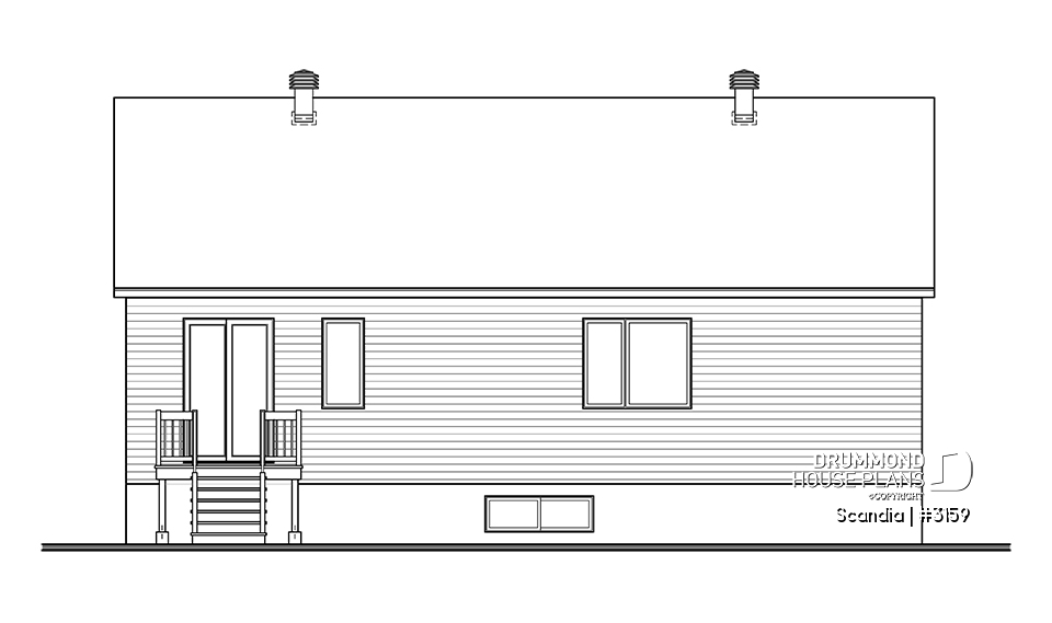 rear elevation - Scandia