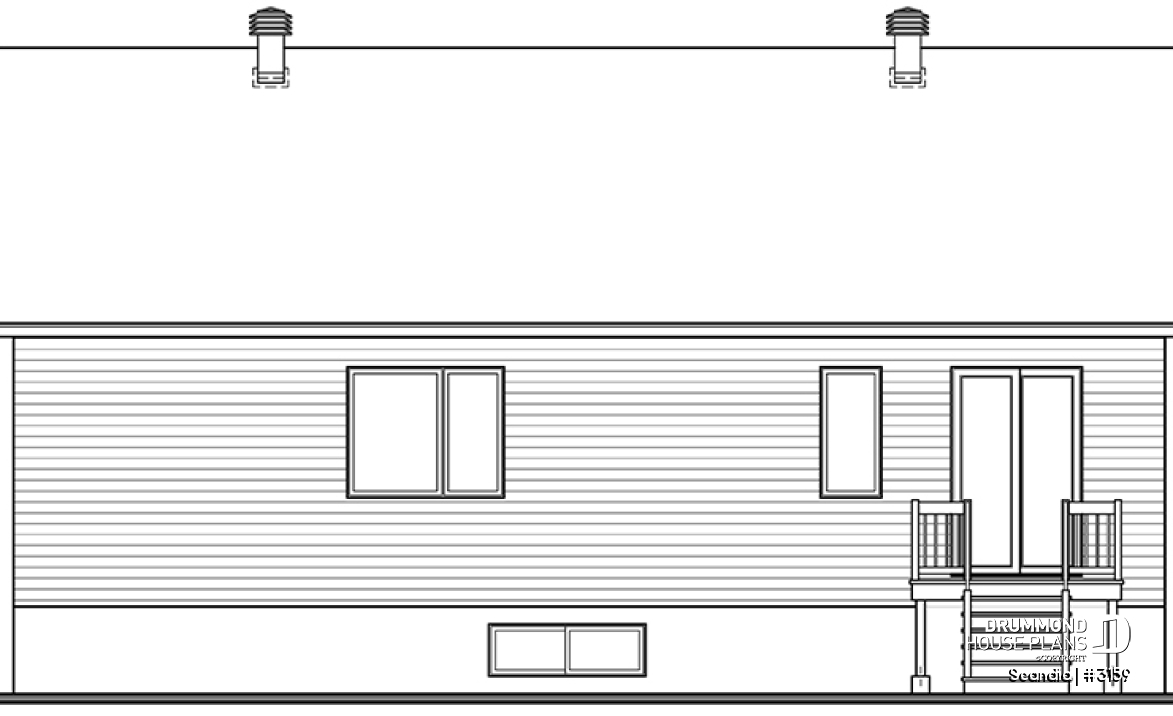 rear elevation - Scandia