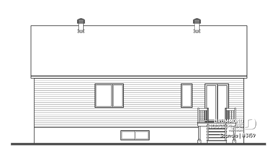 rear elevation - Scandia