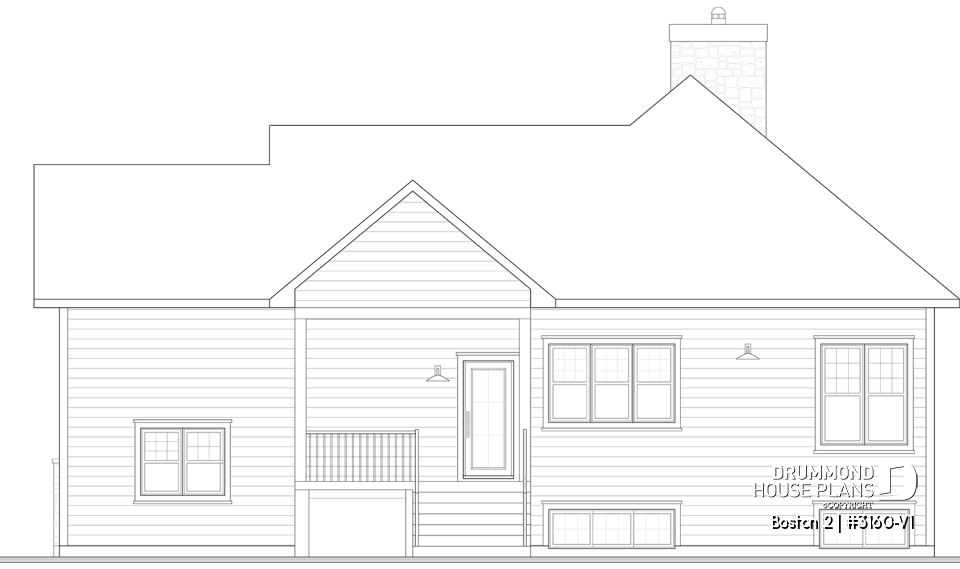 rear elevation - Boston 2