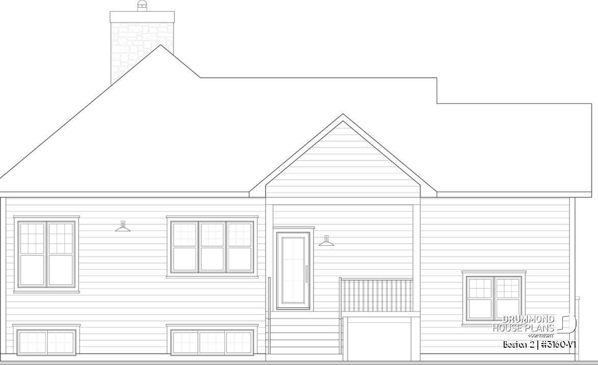 rear elevation - Boston 2