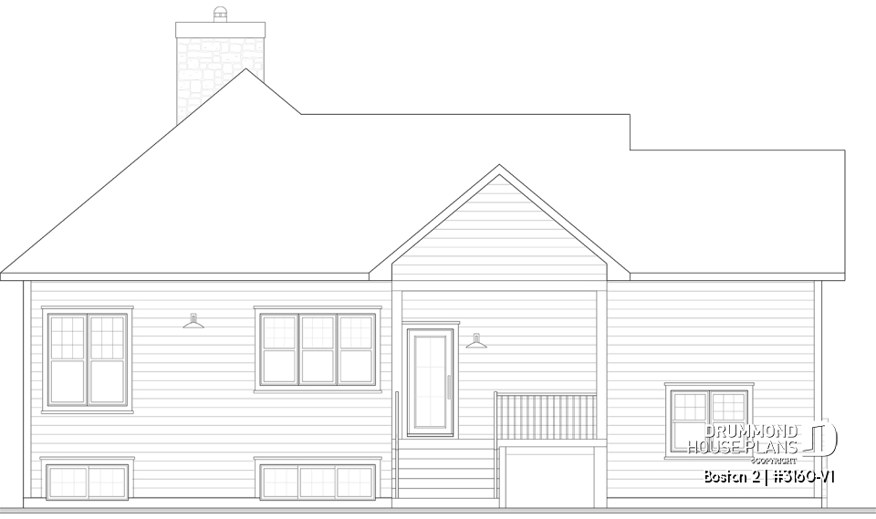 rear elevation - Boston 2