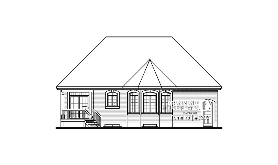 rear elevation - Turnmire