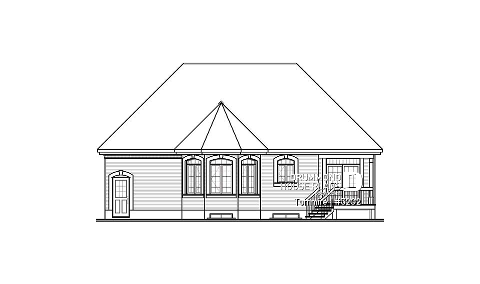 rear elevation - Turnmire