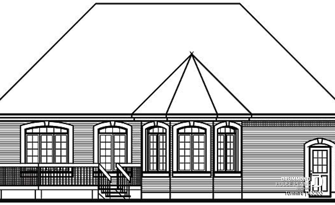 rear elevation - Turnmire