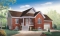 front - BASE MODEL - European 2 bedroom ranch style house plan with garage and access to daylight basement from garage - Ingleside
