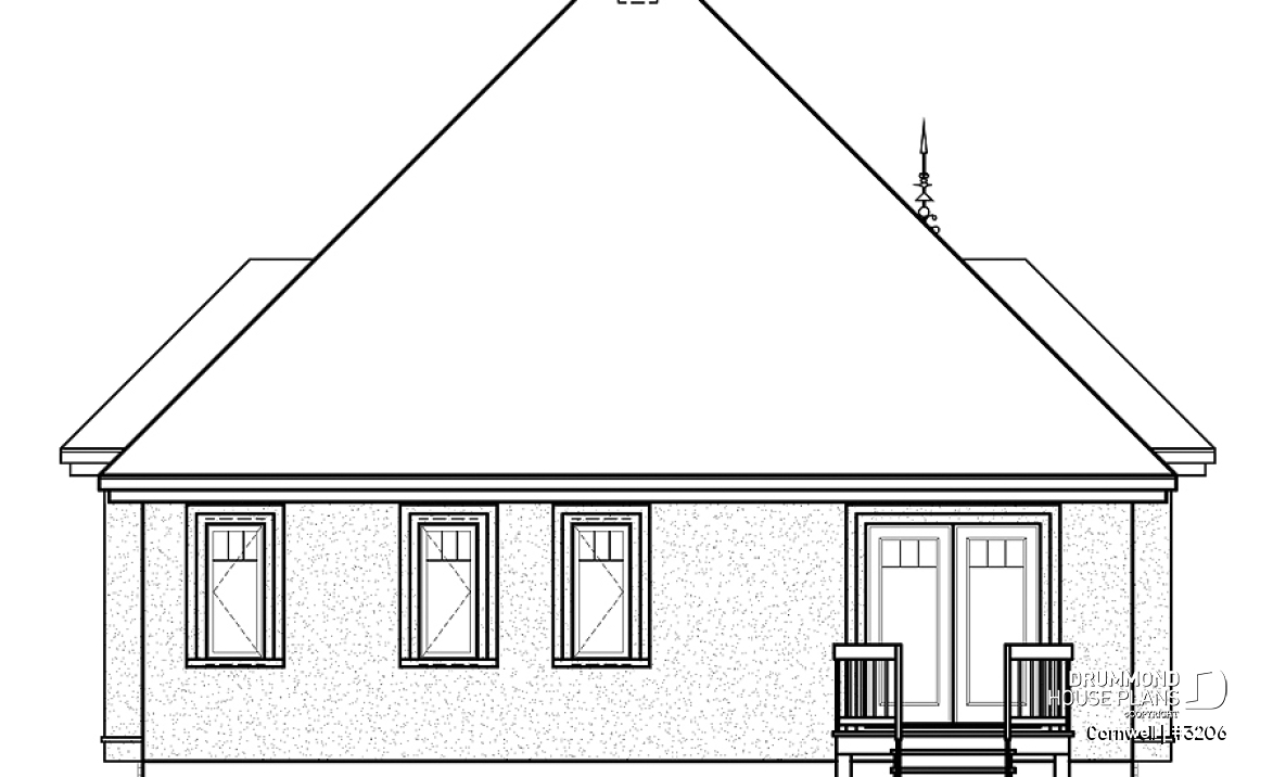 rear elevation - Cornwell