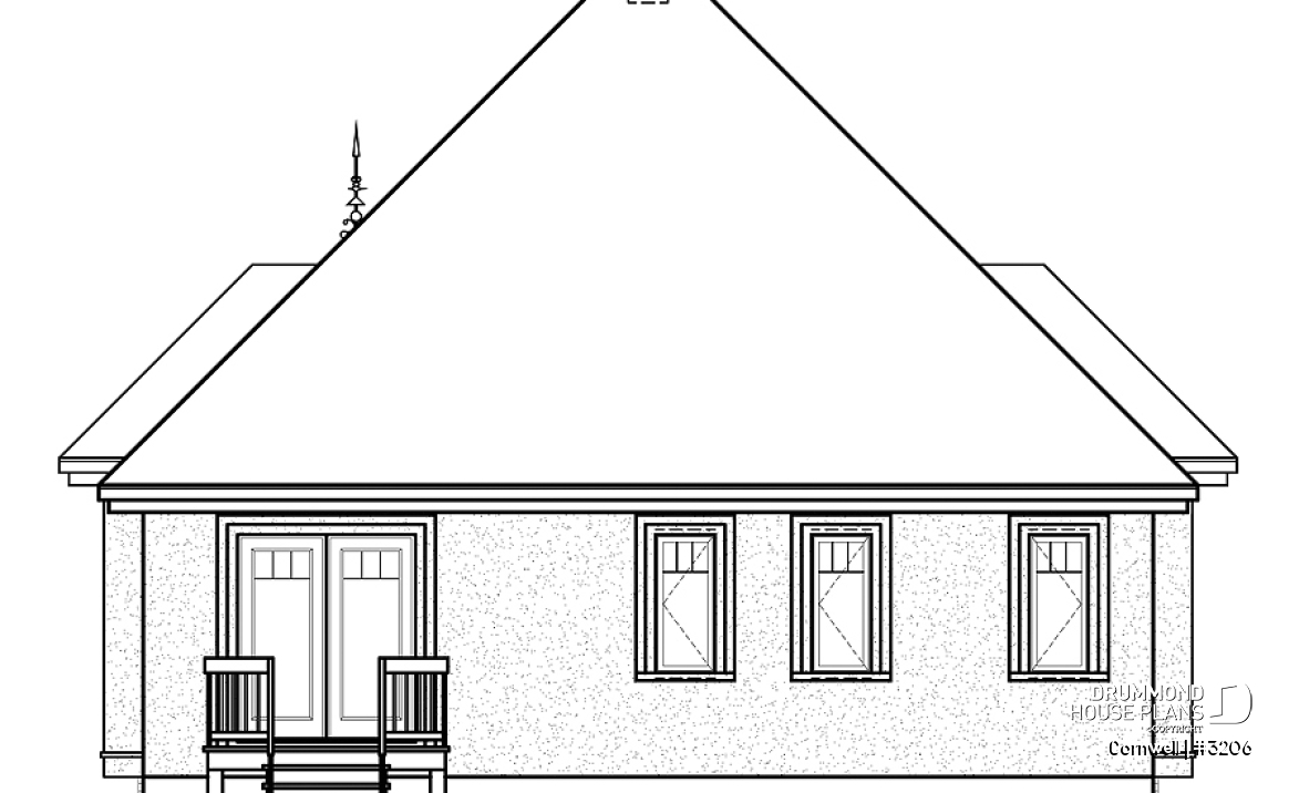 rear elevation - Cornwell