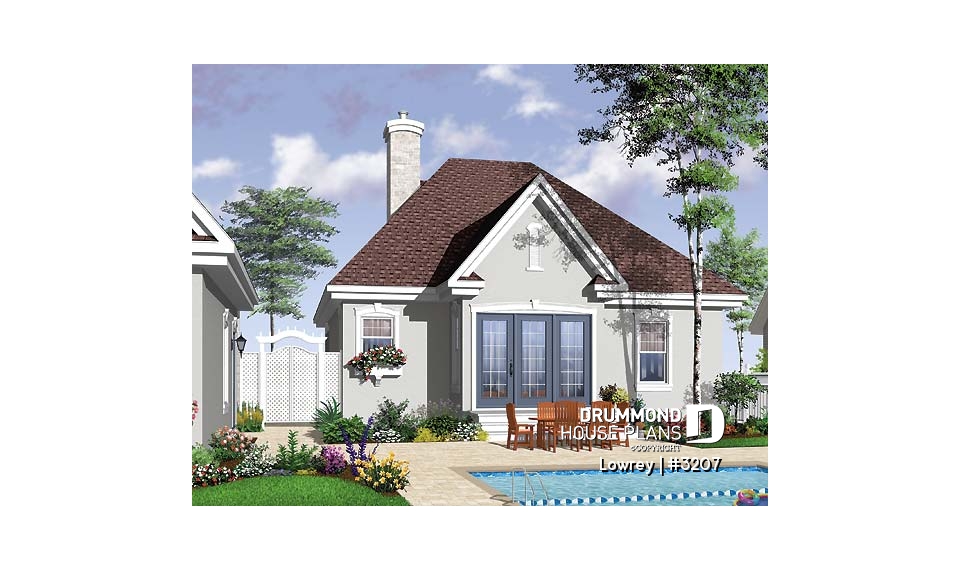 Rear view - BASE MODEL - Lowrey