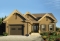 front - BASE MODEL - First home buyer house plan, 3 bedrooms, garage, sunken living room, walk-in pantry, walk-in closet in master - Frangelica 1