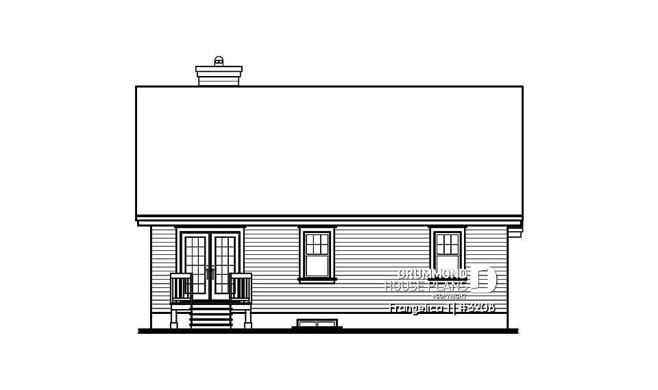 rear elevation - Frangelica 1