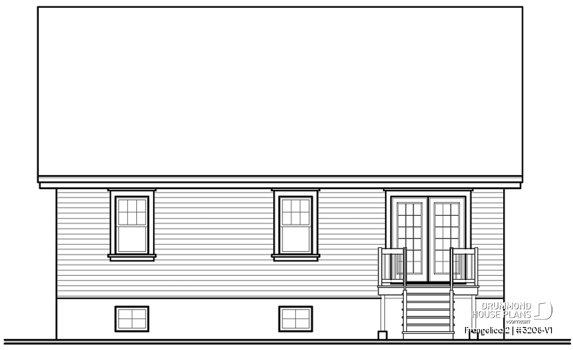 rear elevation - Frangelica 2