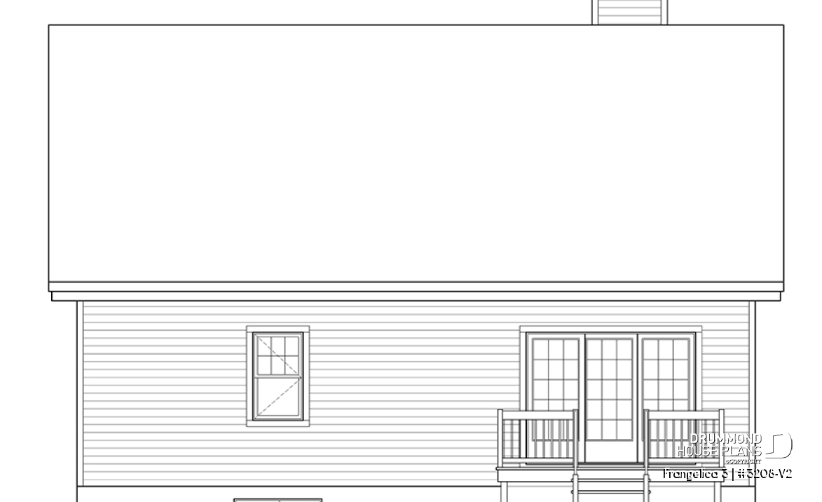 rear elevation - Frangelica 3