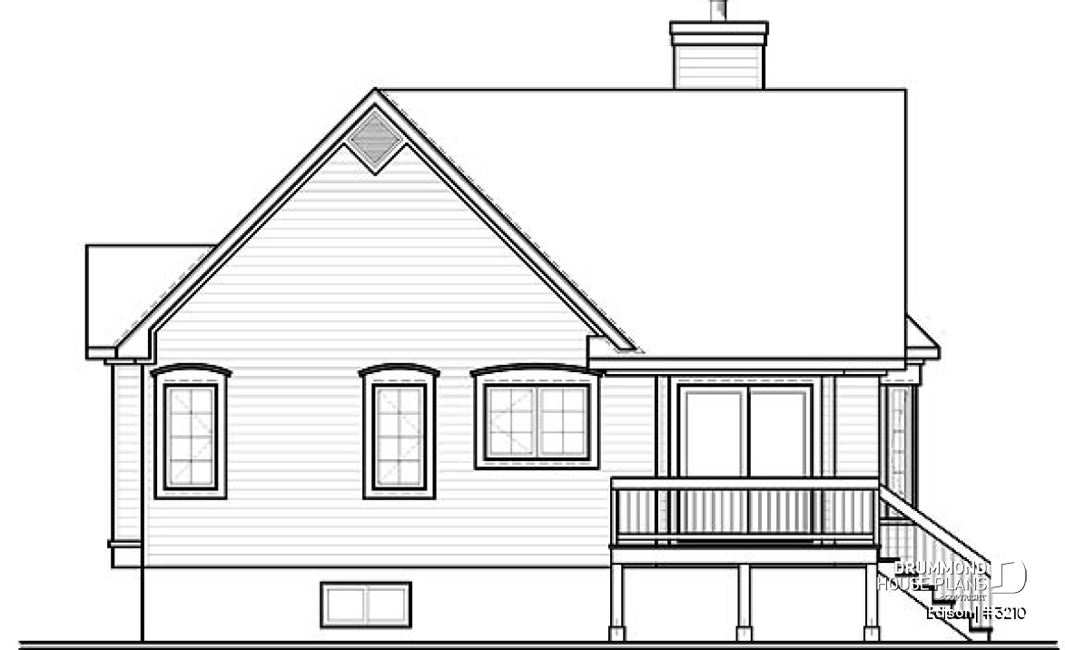 rear elevation - Edison
