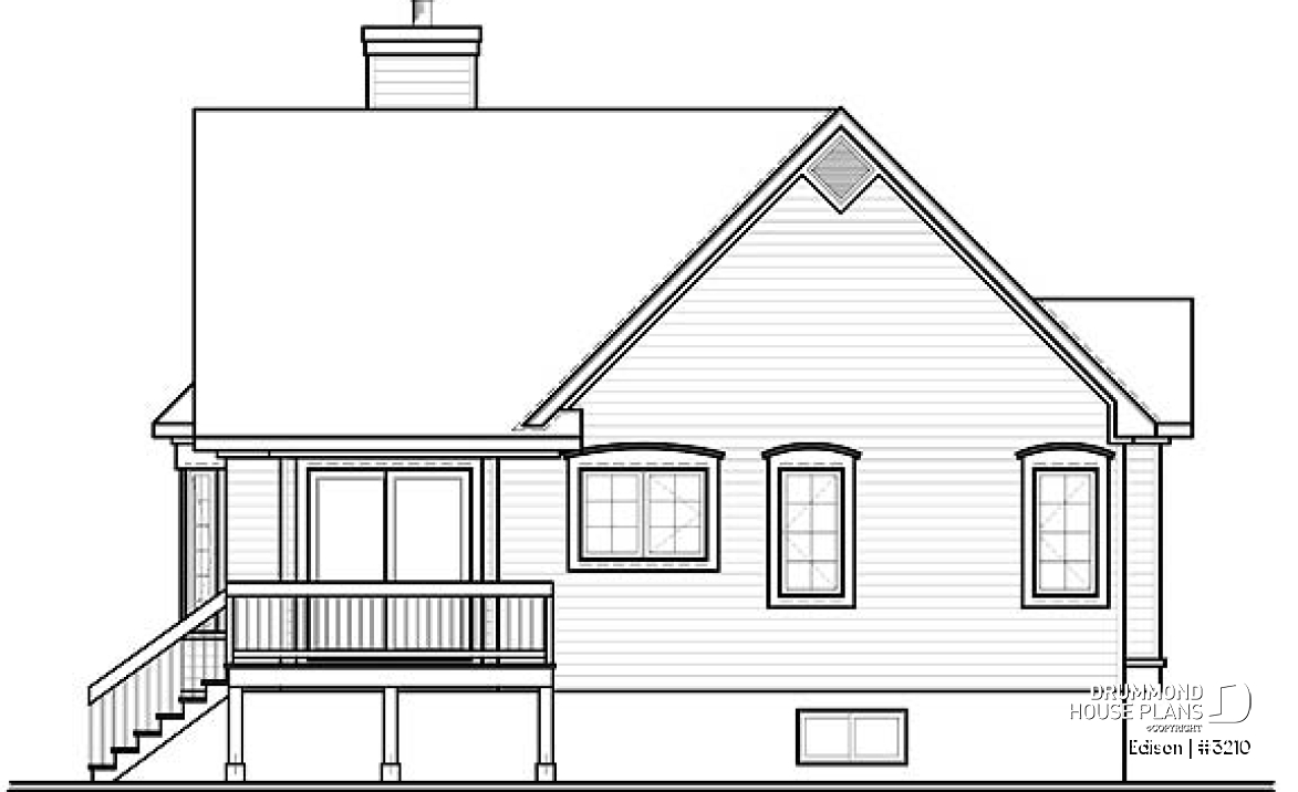 rear elevation - Edison