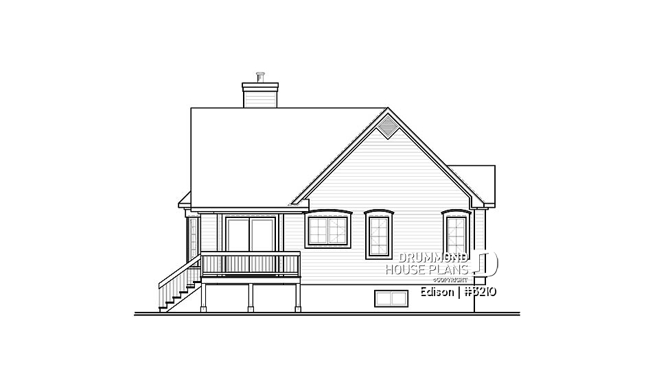 rear elevation - Edison