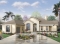 front - BASE MODEL - Mediterranean style design with split bedroom concept, home office, 3-car garage, large open floor plan - Hawksbury