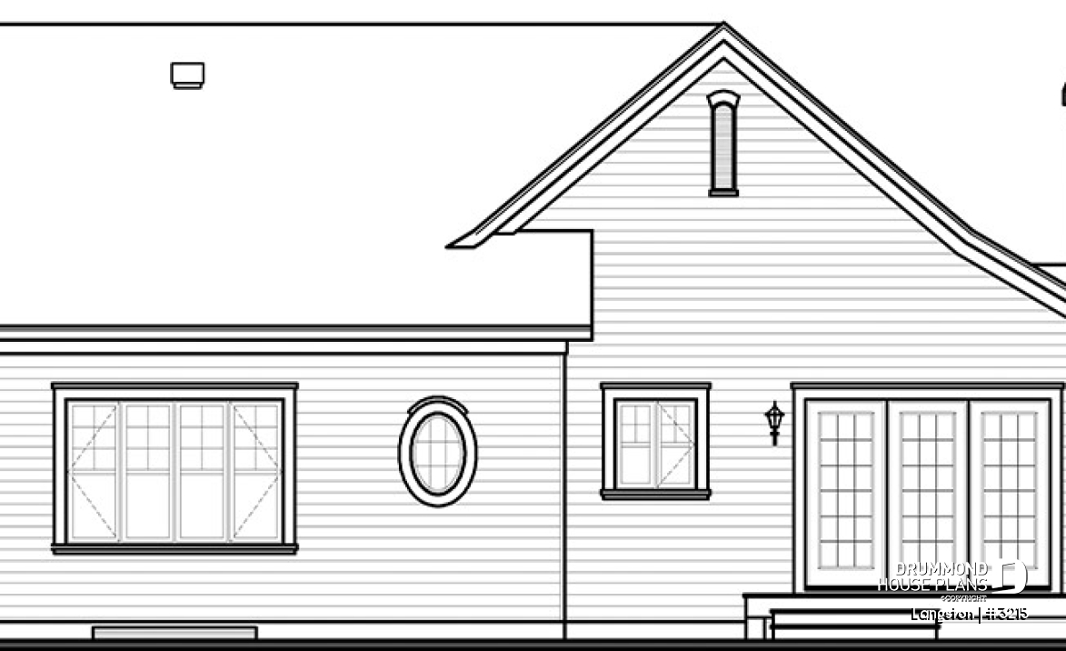 rear elevation - Langston