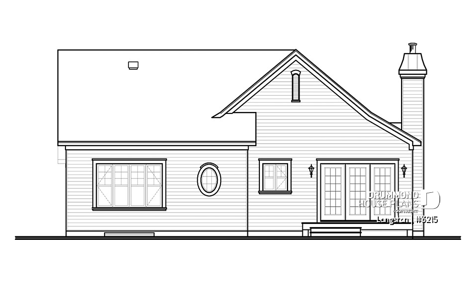 rear elevation - Langston