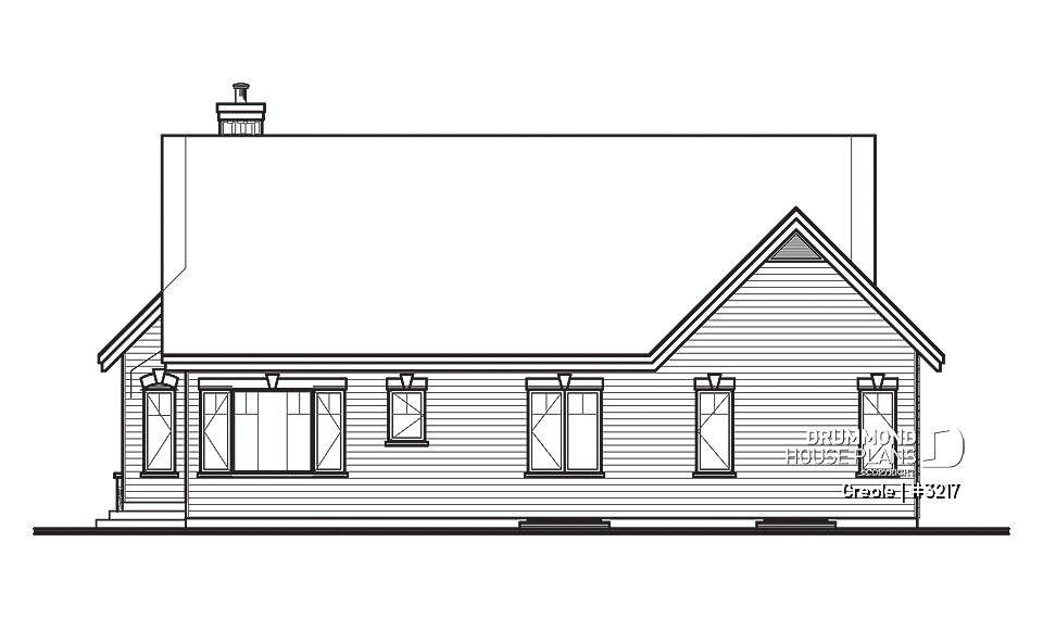 rear elevation - Creole