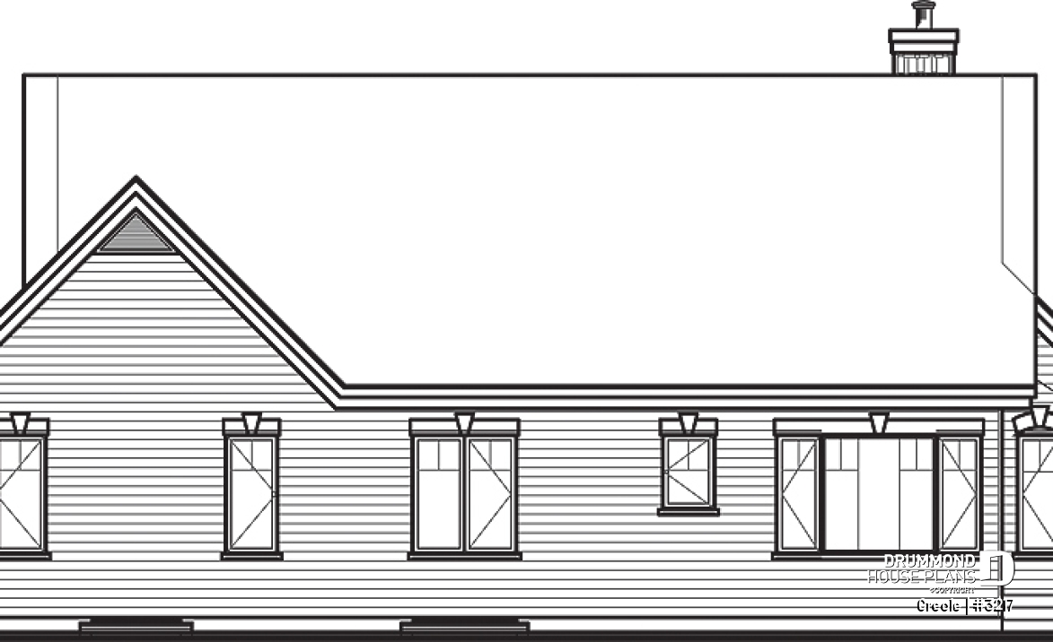 rear elevation - Creole