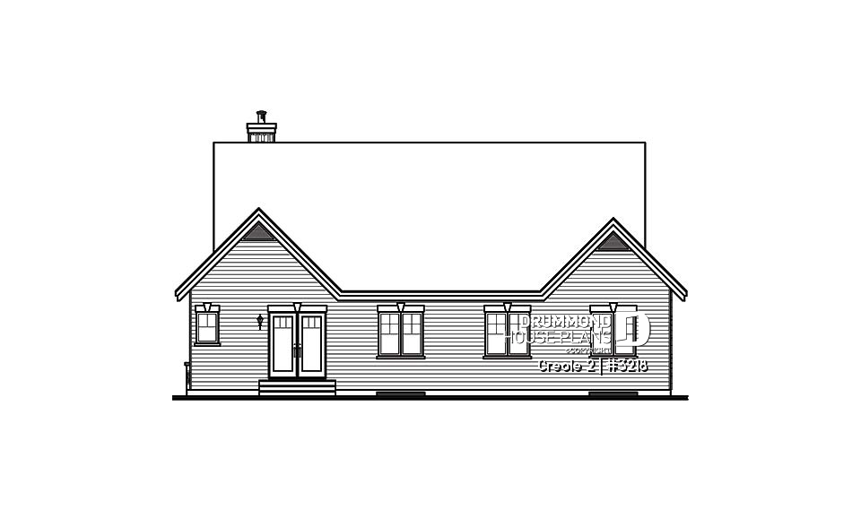 rear elevation - Creole 2