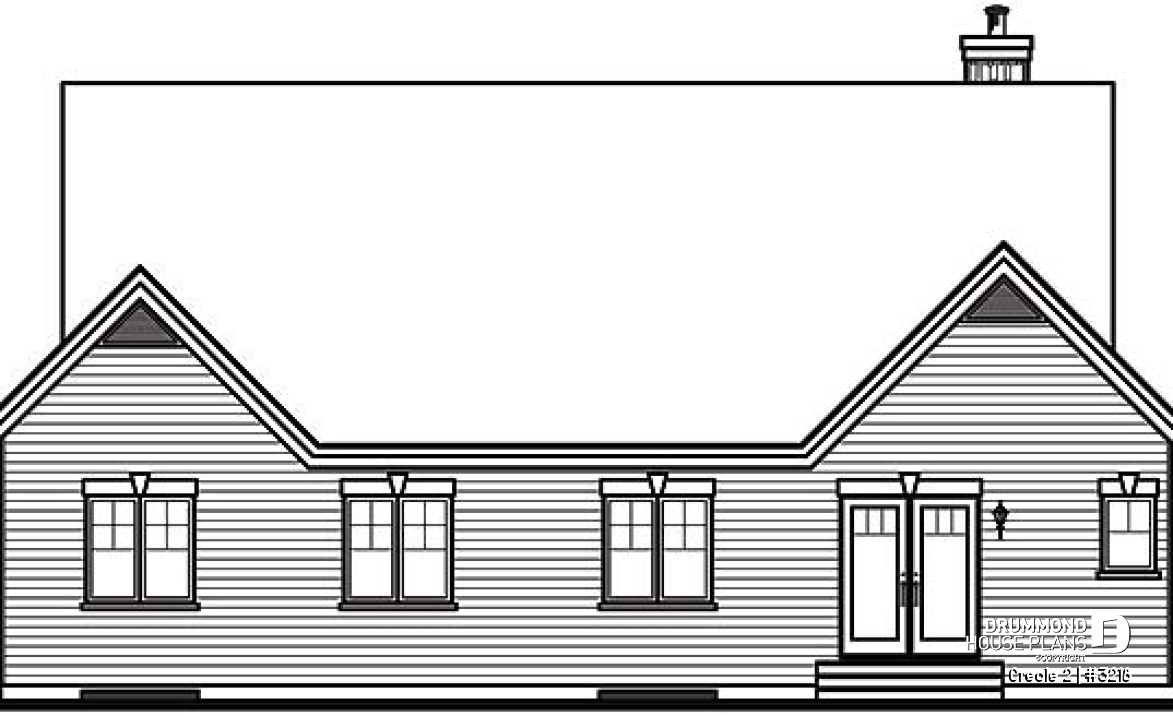 rear elevation - Creole 2