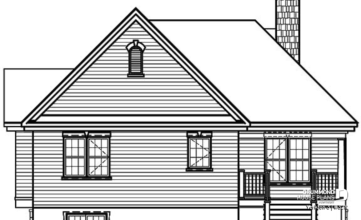 rear elevation - Yorkton 3