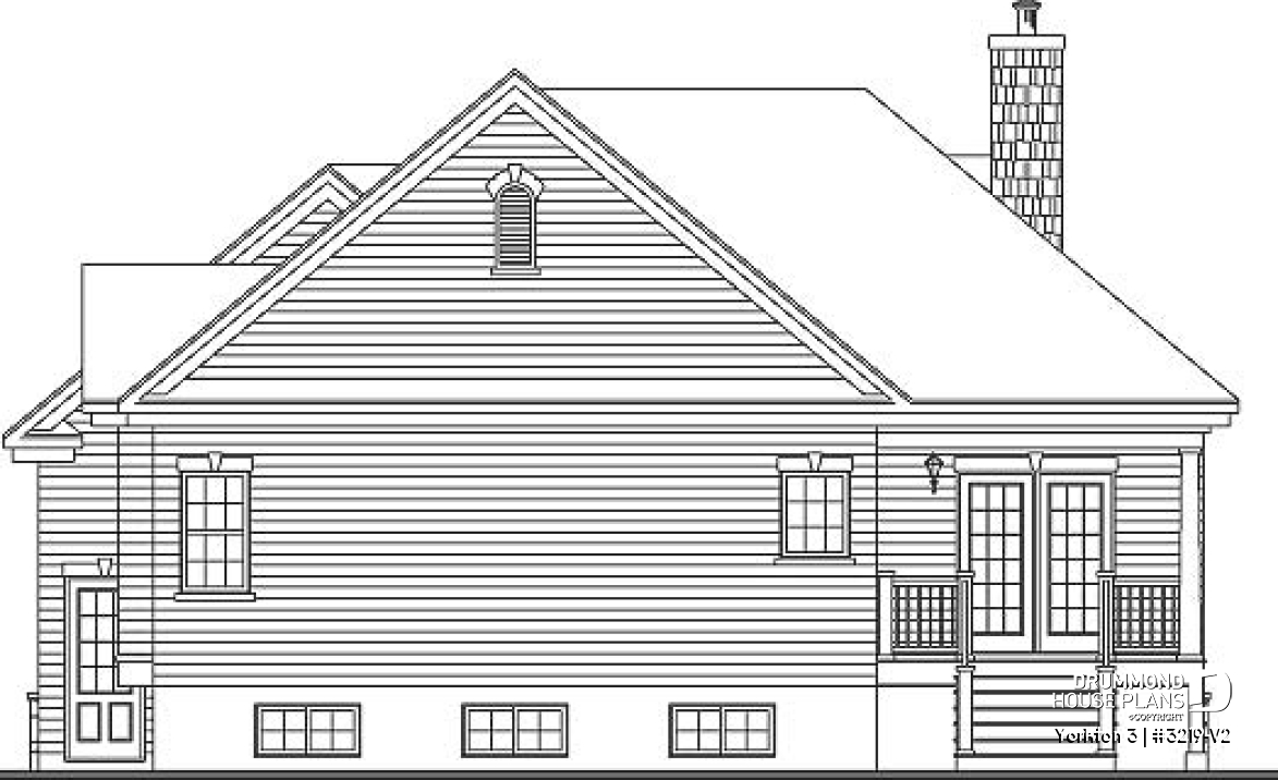 rear elevation - Yorkton 3