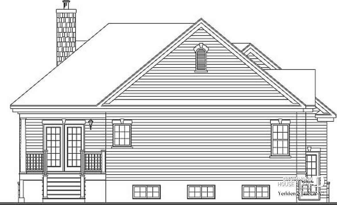 rear elevation - Yorkton 3
