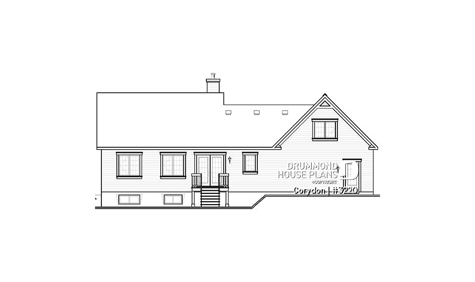 rear elevation - Corydon