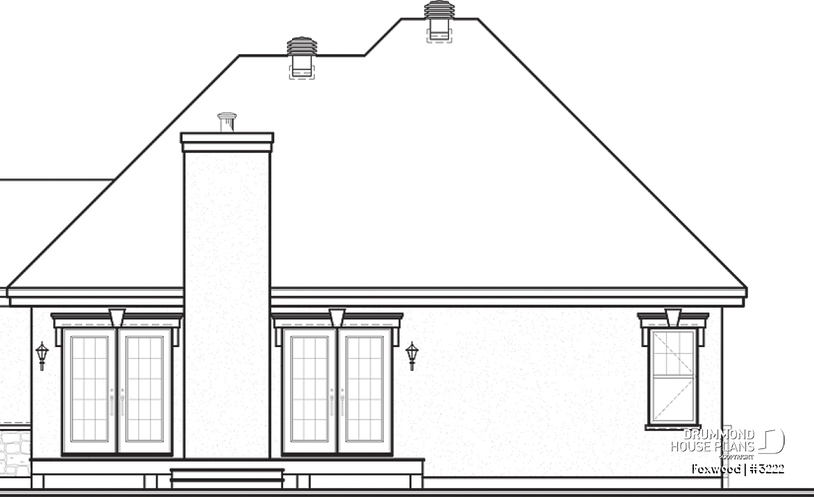 rear elevation - Foxwood