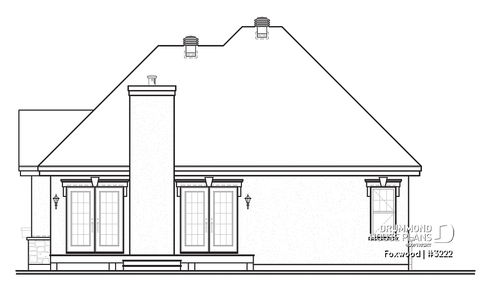 rear elevation - Foxwood