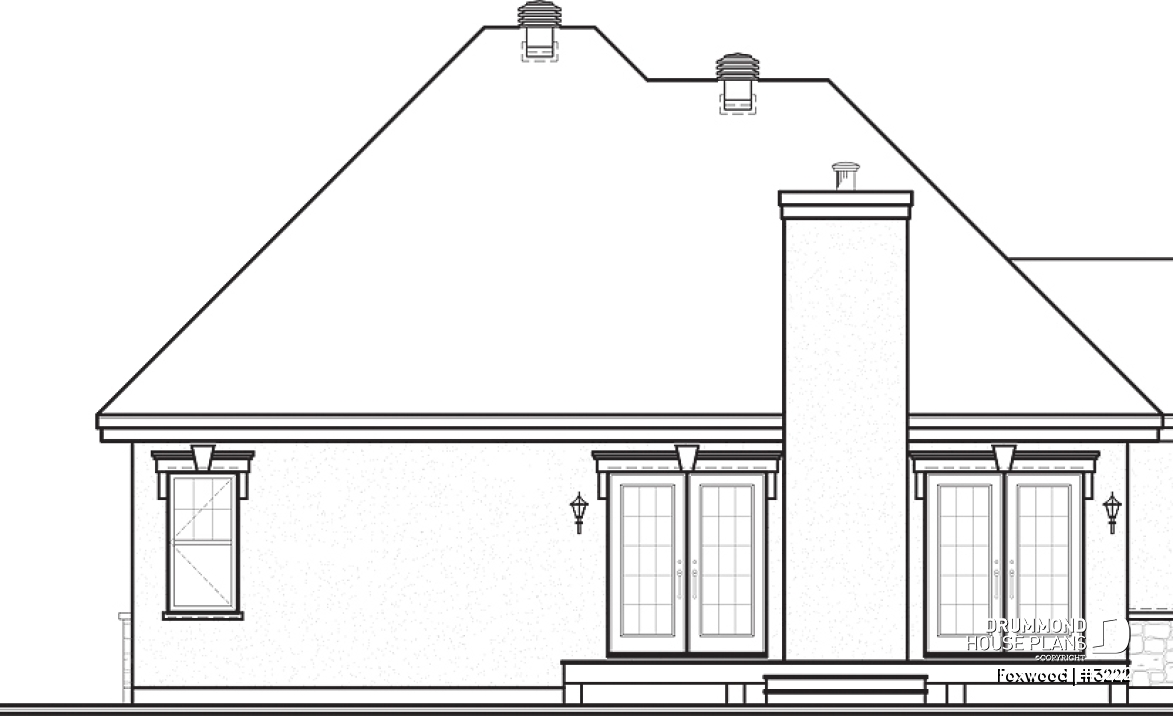 rear elevation - Foxwood