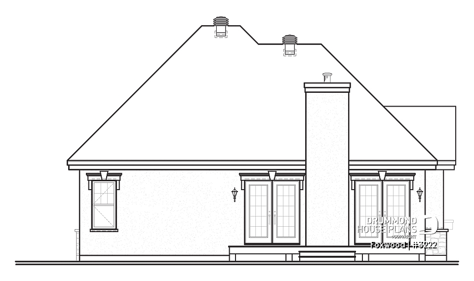 rear elevation - Foxwood