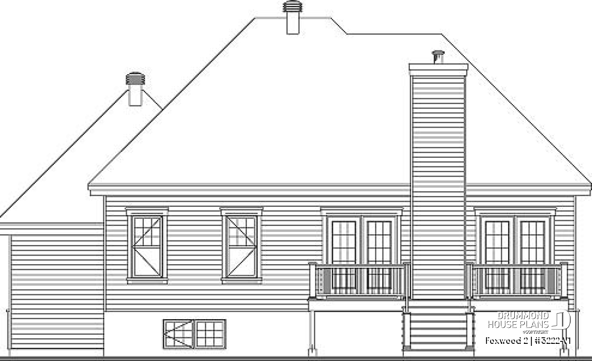 rear elevation - Foxwood 2