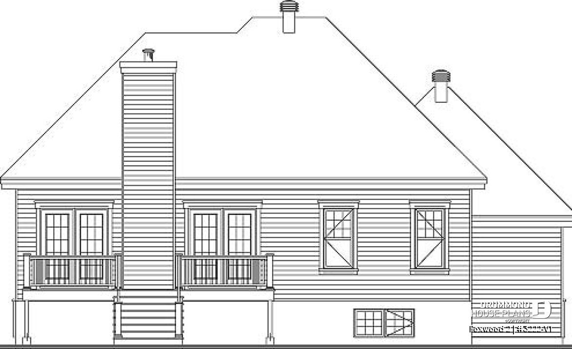rear elevation - Foxwood 2
