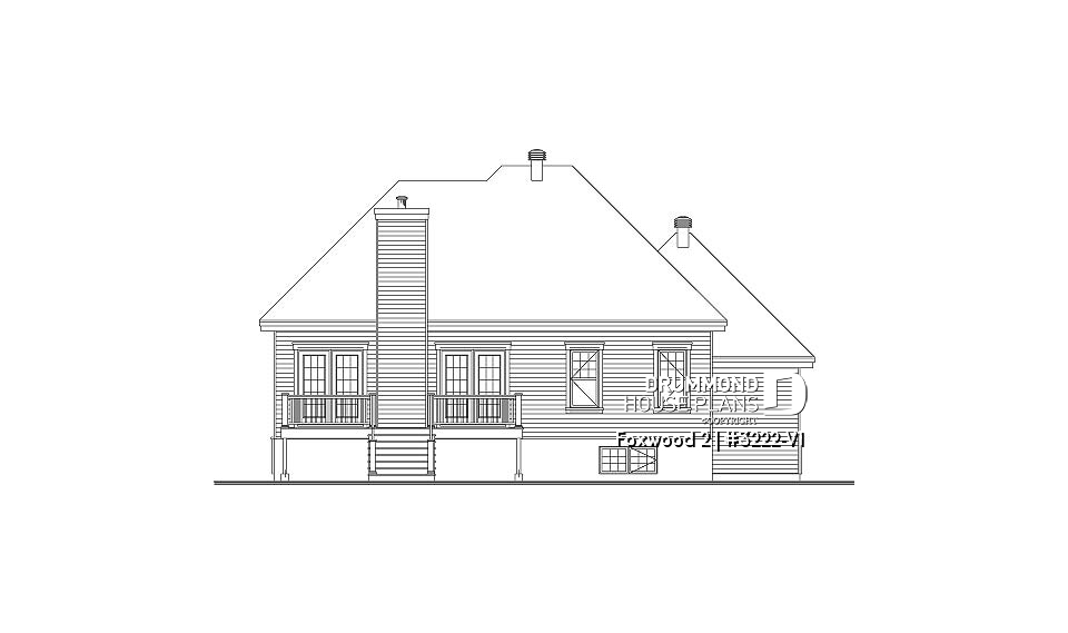 rear elevation - Foxwood 2