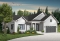 Color version 5 - Front - Ranch house plan with a 2-car garage, master suite, 3 bedrooms, 2 bathrooms, formal dining - Fairmeadows