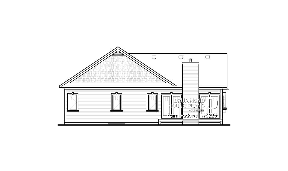 rear elevation - Fairmeadows