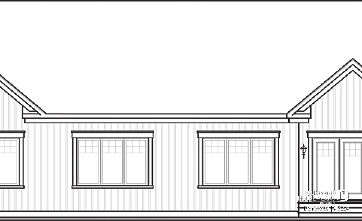rear elevation - Dambroise