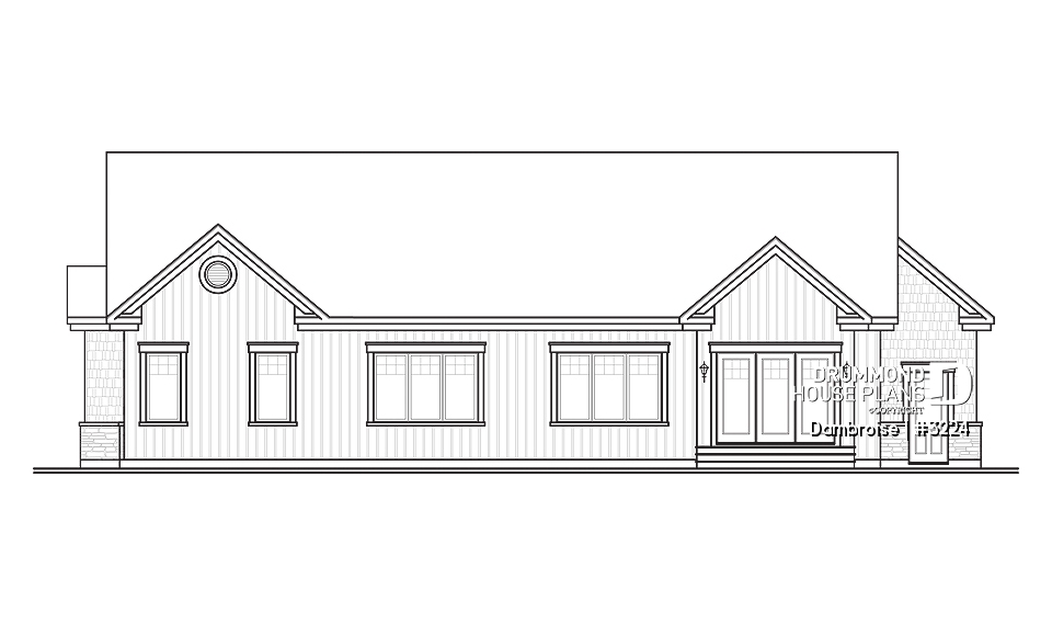 rear elevation - Dambroise