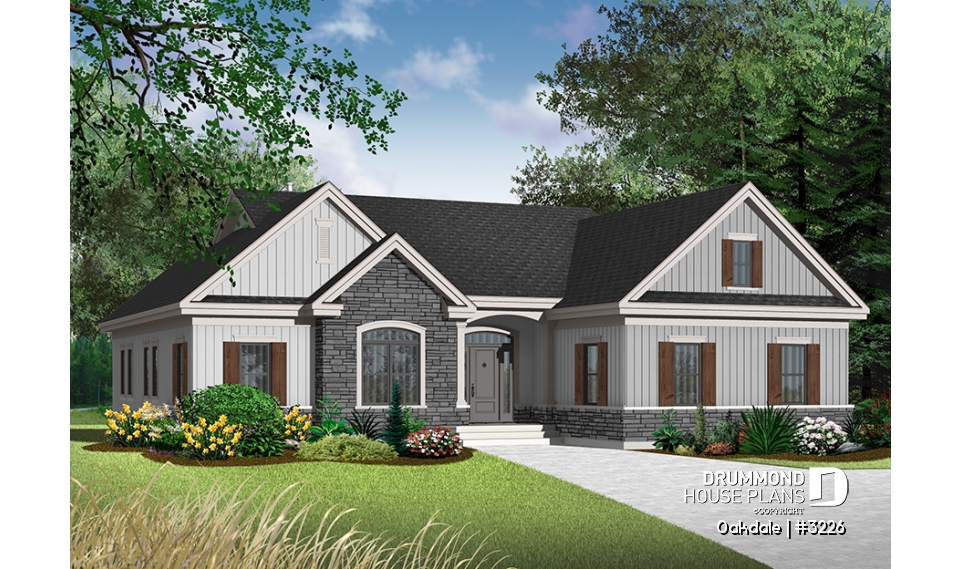 Color version 1 - Front - Oakdale